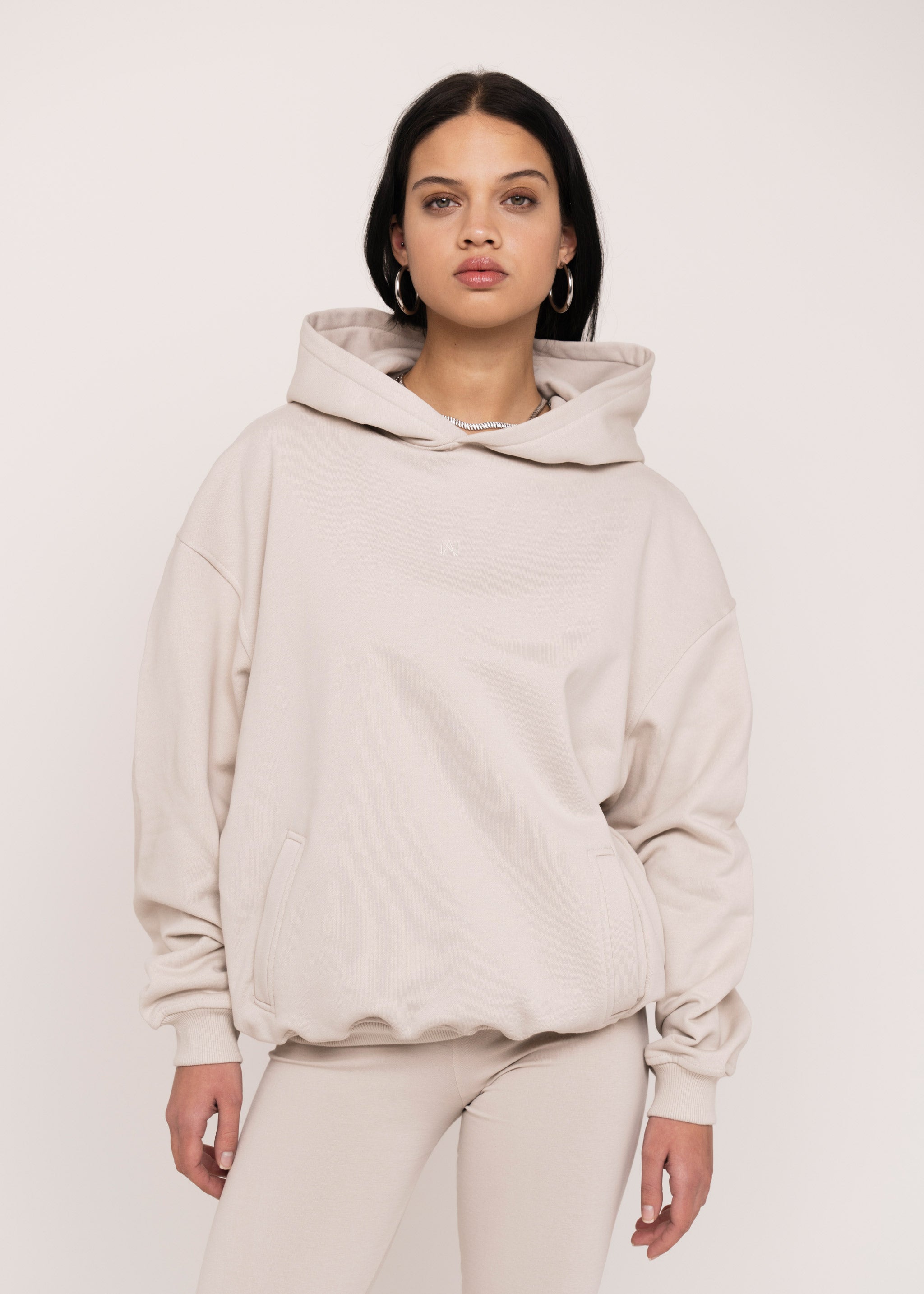 Oversized Hoodie Beige